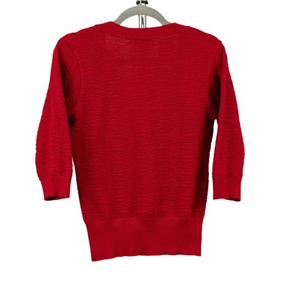 M.K.M Designs vintage red sweater size S - Picture 2 of 10